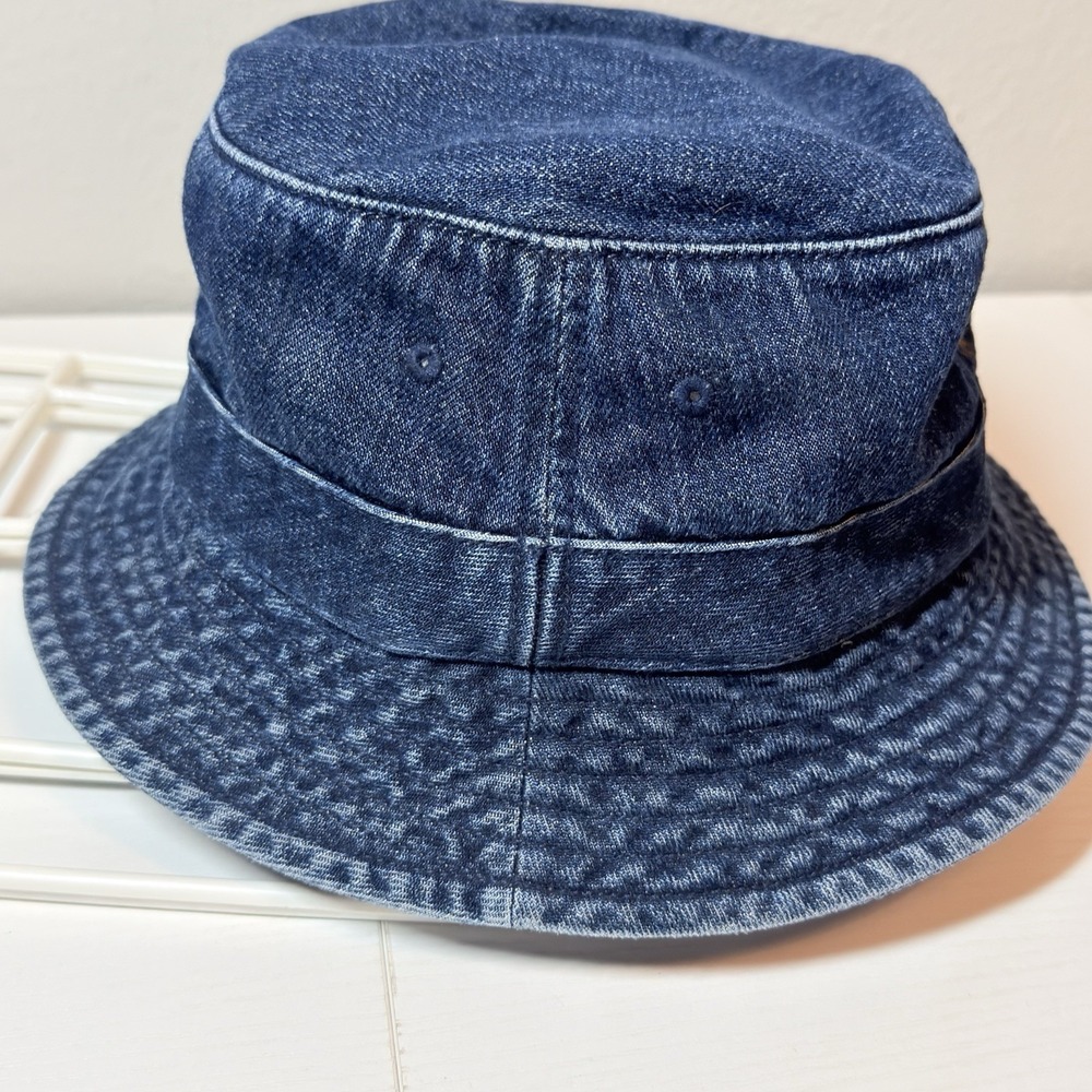 Polo Ralph Lauren Denim Loft Bucket Hat Logo Unisex Sz S/M - Picture 4 of 10